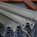 highway road safety thrie beam metal guardrail